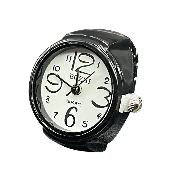 Trendy Finger Watch Rings, Tiny watch for finger, Mini watch Rings, clock rings, watch rings