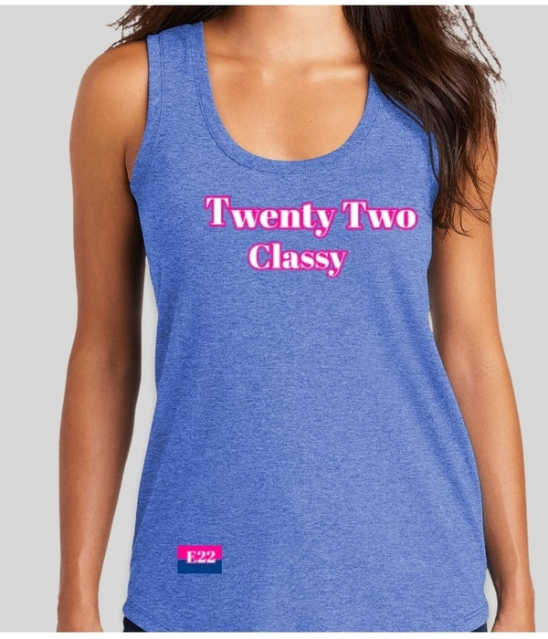 Womens Tank top Twenty Two Brand, Hot pink Tank Top, Custom Twenty Two brand Womens tank top