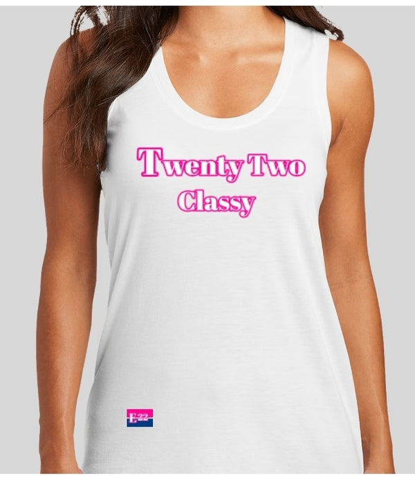 Womens Tank top Twenty Two Brand, Hot pink Tank Top, Custom Twenty Two brand Womens tank top