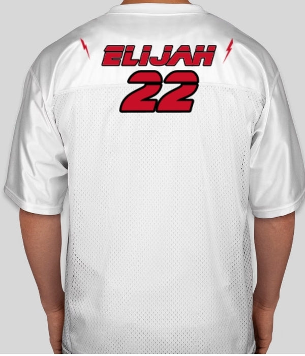Elijah # 22 Professional Jai alai Player Jersey, Super High quality,  Jai Alai fastest ball Game Jersey, Elijah 22 lightning Jersey