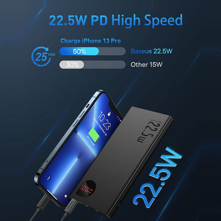 Fast Charging Portable cell phone charger, Cell phone charger cordless