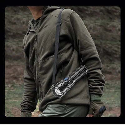 High Powered Flashlights, Rechargeable Zoom Tactical Torch Flashlight, High Power  Emergency Searchlight, Tactical High powered light