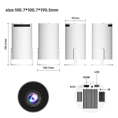 New 300 MAX 2.0 Retro video game consoles Video Game Consoles mini Portable Intelligent Projector 720p Home Projector