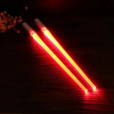 Jedi Chopsticks, LED Light-saber Chopsticks, Glowing light Chopsticks, Star warzz Style Sushi chopsticks