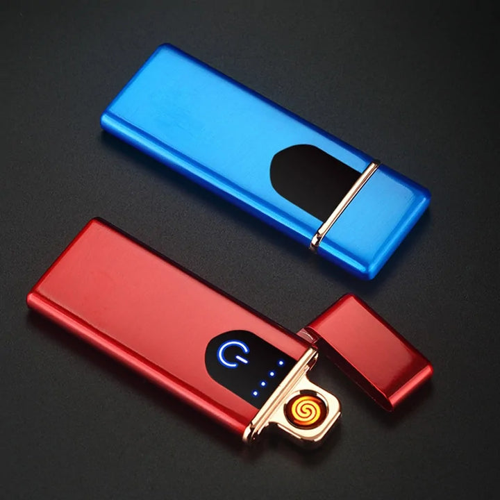 Windproof Electronic Ultra Thin USB Cigarette Lighter, Windproof lighter USB rechargeable, Quality lighter