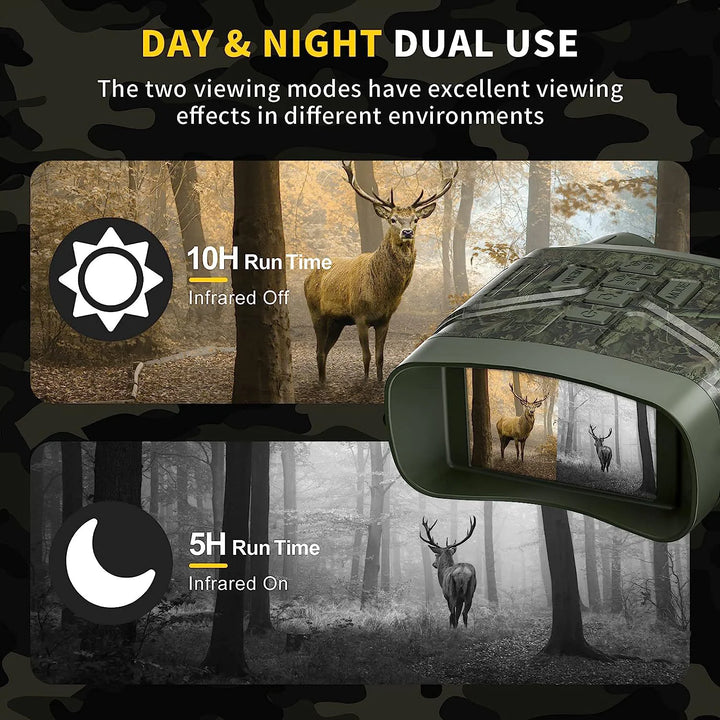 Ultra Clear 4K 36MP Night Vision Binoculars, Night vision binoculars, Night vision recording binoculars