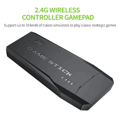 Video Game Console, Wireless portable game console, Instant fast gaming console, wireless controller video gaming console