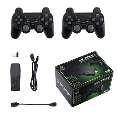 Video Game Console, Wireless portable game console, Instant fast gaming console, wireless controller video gaming console