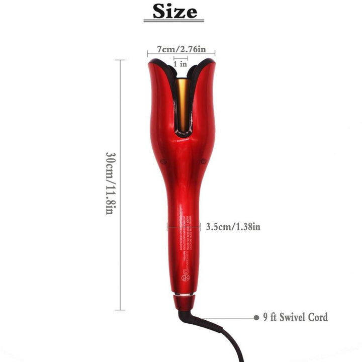 Automatic Rotating Curling Iron, Ceramic heat curling iron, Professional grade ceramic curling iron