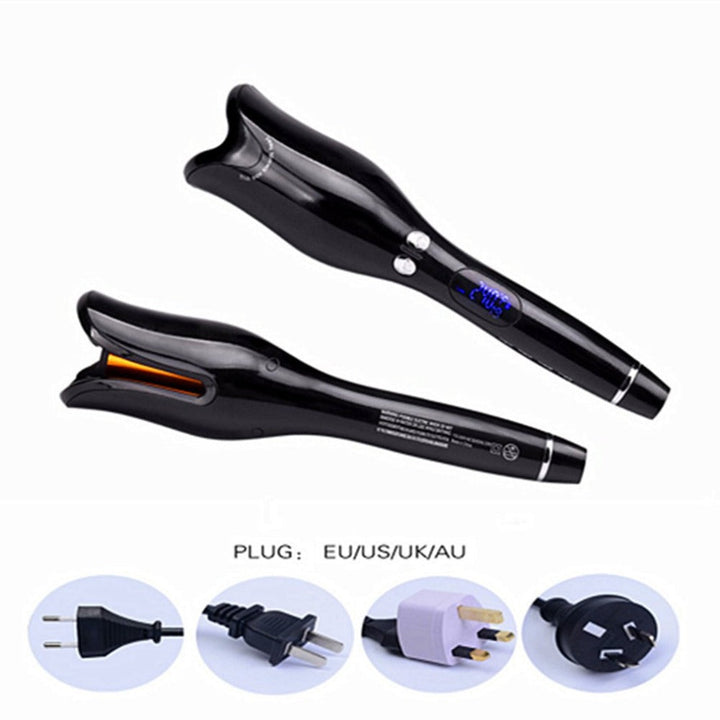 Automatic Rotating Curling Iron, Ceramic heat curling iron, Professional grade ceramic curling iron
