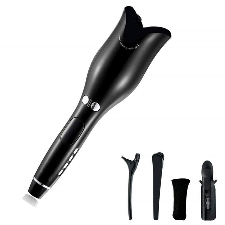 Automatic Rotating Curling Iron, Ceramic heat curling iron, Professional grade ceramic curling iron
