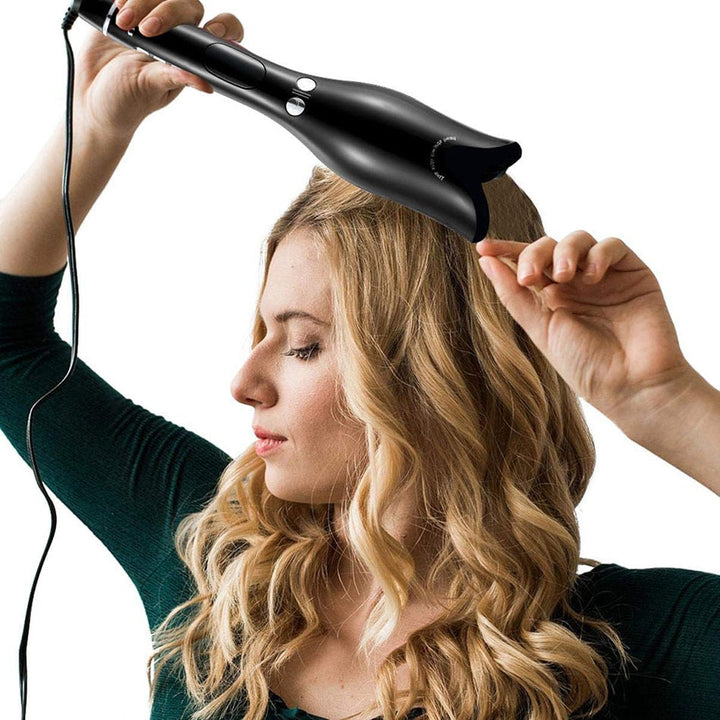 Automatic Rotating Curling Iron, Ceramic heat curling iron, Professional grade ceramic curling iron